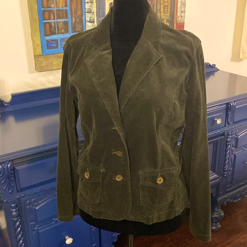 Women’s Size M - Bass Blazer Dark Green